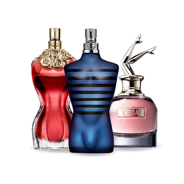Tilbudspakke med 3 parfumer: La Belle, Ultra Male og Scandal 100ml